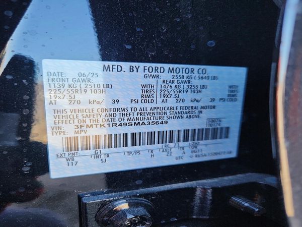 2025 FORD MUSTANG Select — VINS