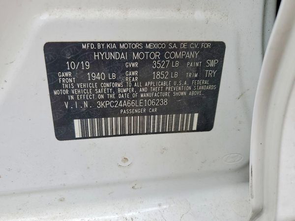 2020 HYUNDAI ACCENT
