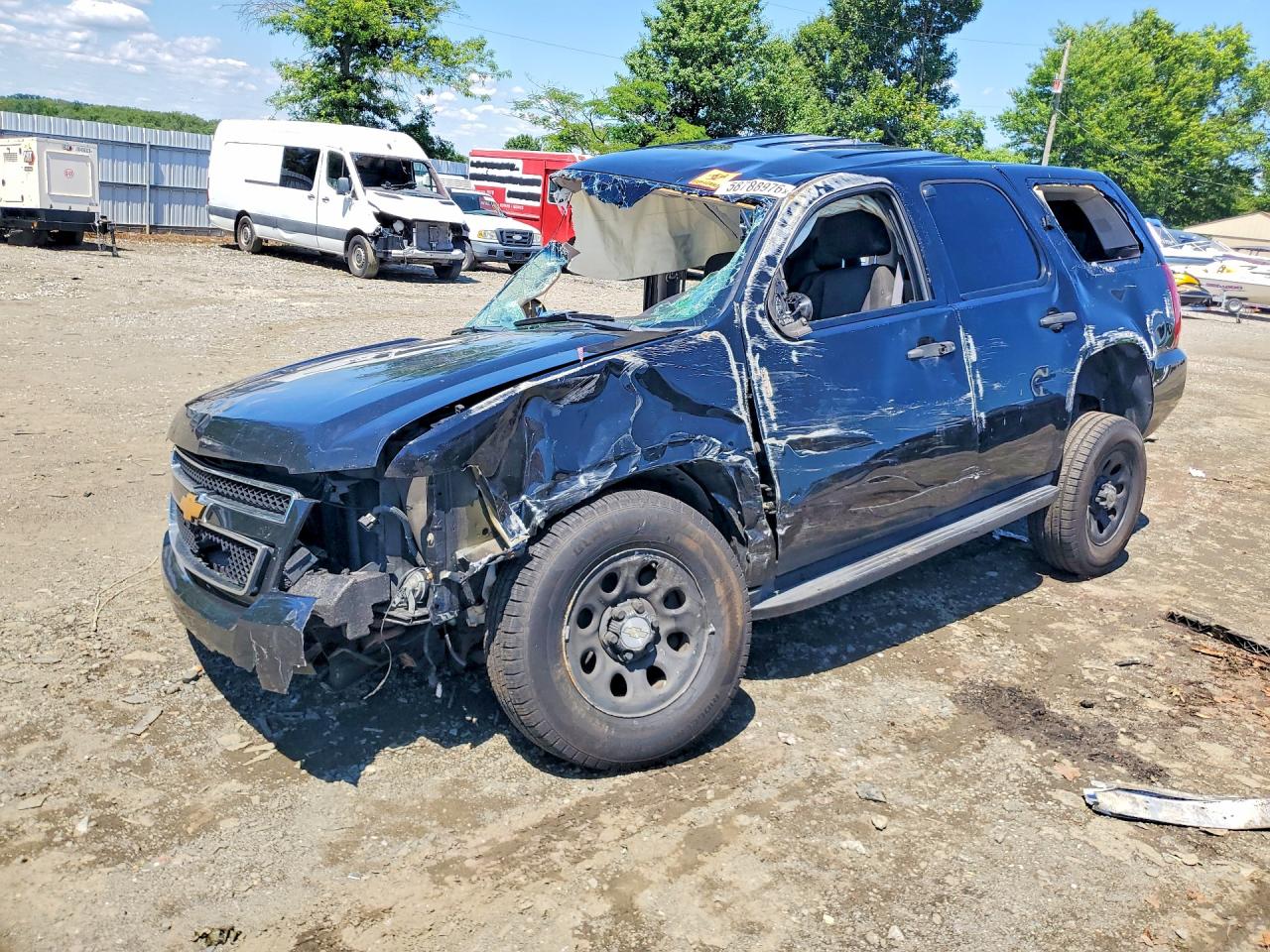2012 CHEVROLET TAHOE Police Vehicle — Front 3/4