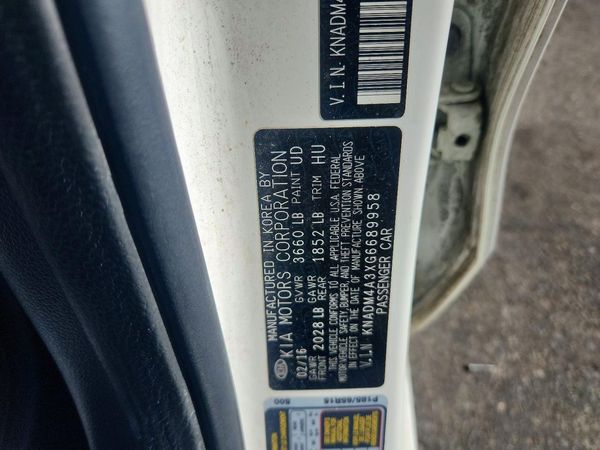 2016 KIA RIO