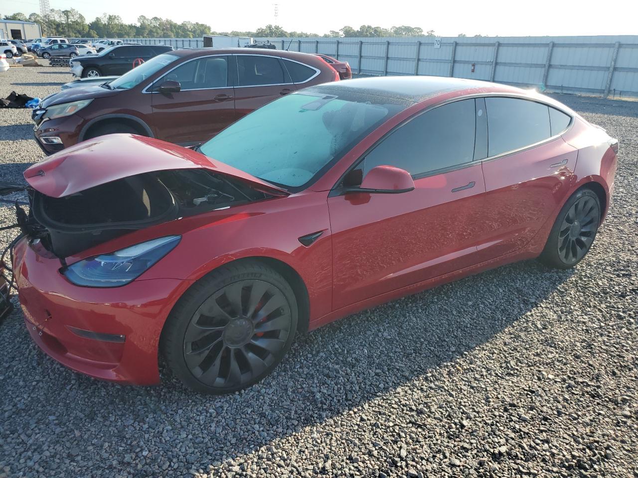 2022 TESLA MODEL 3 — Front 3/4