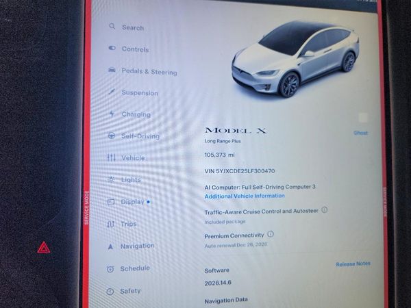 2020 TESLA MODEL X