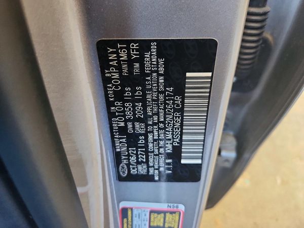 2022 HYUNDAI ELANTRA SEL