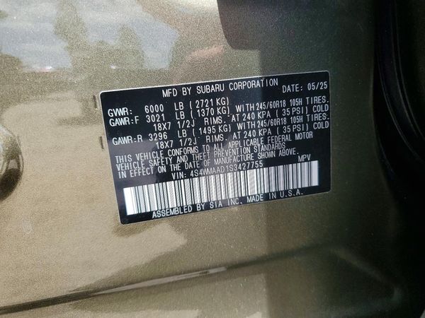 2025 SUBARU ASCENT Premium