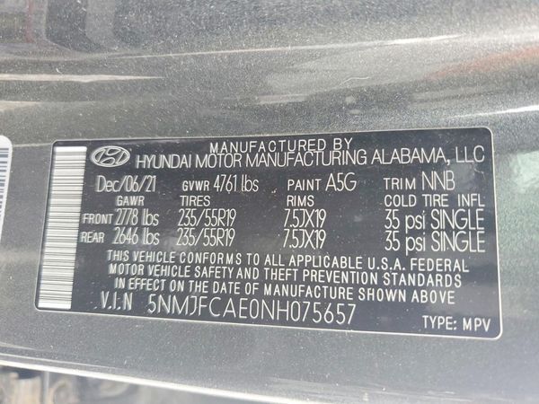 2022 HYUNDAI TUCSON SEL Convenience Pkg