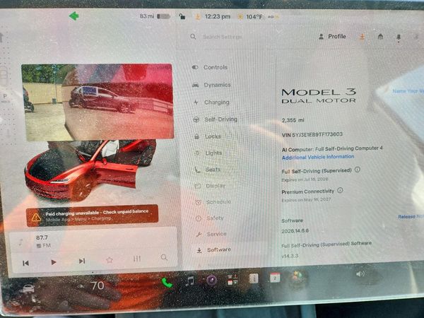 2026 TESLA MODEL 3