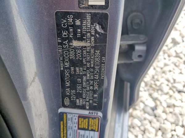 2017 KIA FORTE LX Popular, S