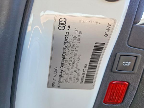 2017 AUDI A4 quattro Premium Plus