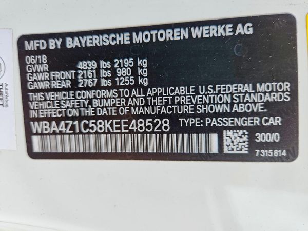 2019 BMW 430I