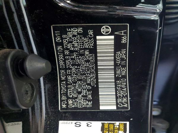 2012 TOYOTA PRIUS V TH
