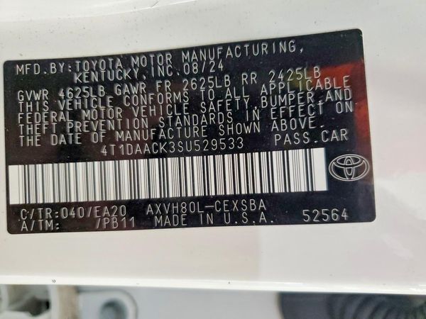 2025 TOYOTA CAMRY