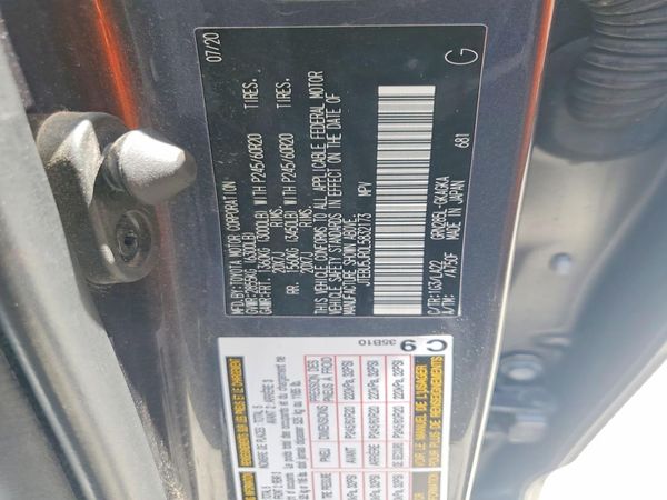 2020 TOYOTA 4RUNNER Base Grade