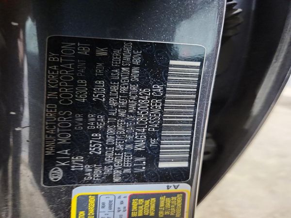 2017 KIA OPTIMA Hybrid Base