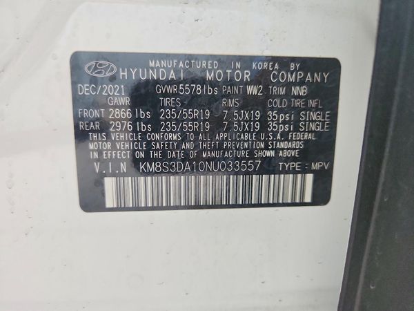 2022 HYUNDAI SANTA FE SEL Premium