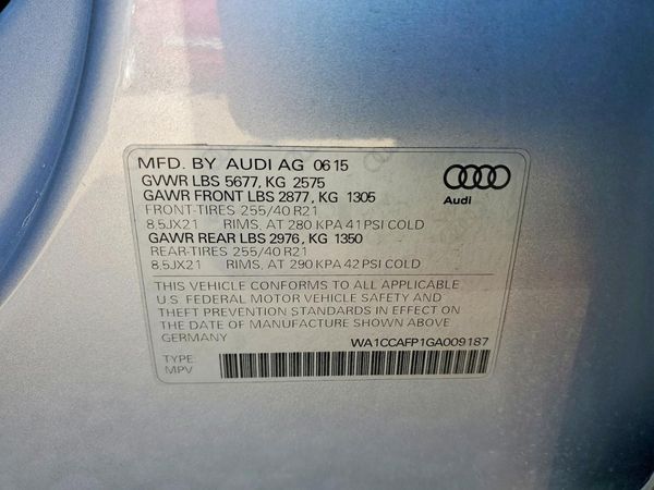 2016 AUDI SQ5