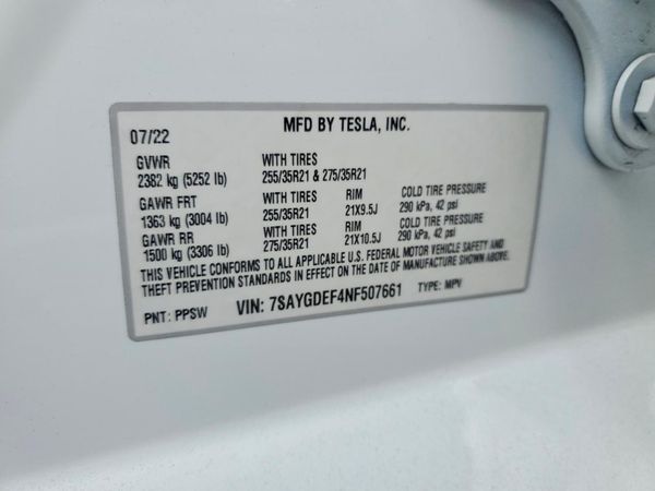 2022 TESLA MODEL Y