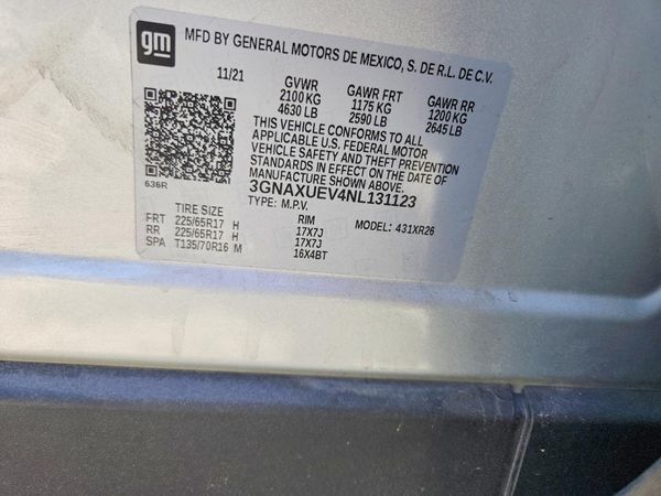 2022 CHEVROLET EQUINOX LT (1LT)