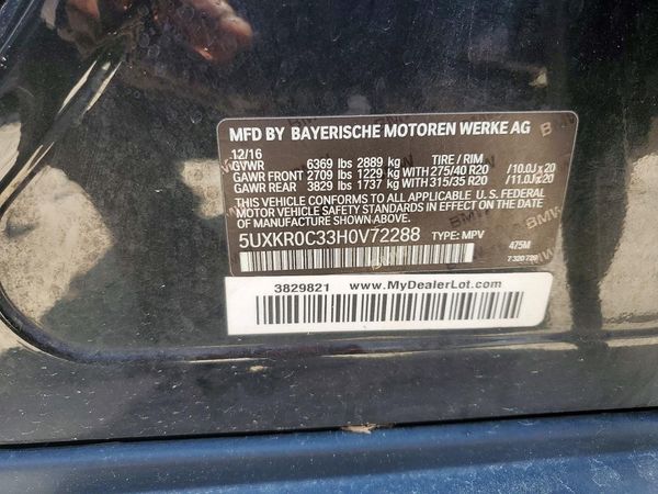 2017 BMW X5 xDrive35i
