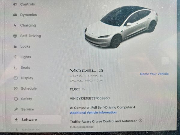 2025 TESLA MODEL 3