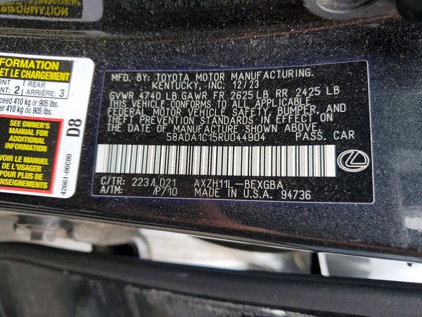2024 LEXUS ES 300H 300h Premium