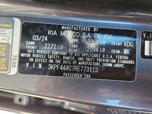 2024 KIA FORTE GT