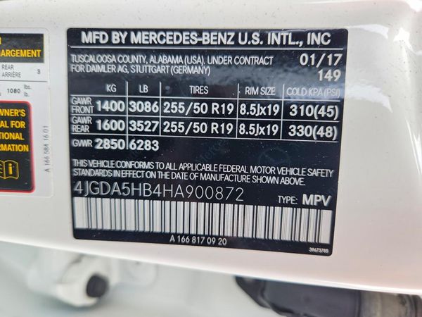 2017 MERCEDES-BENZ GLE GLE350