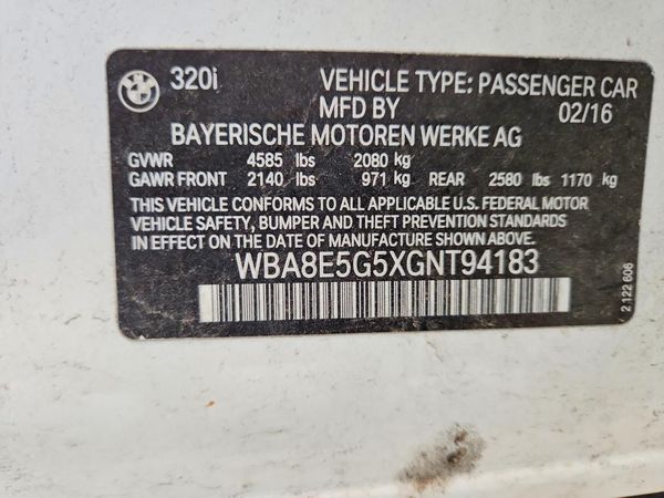 2016 BMW 320 xDrive SA