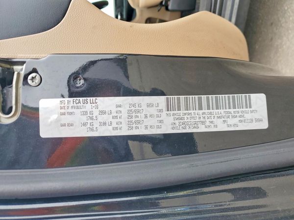 2016 DODGE GRAND CARAVAN SXT