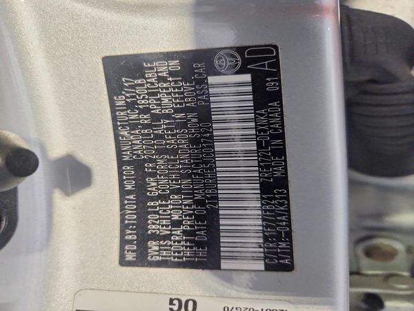 2018 TOYOTA COROLLA L/LE/SE/XLE/XSE