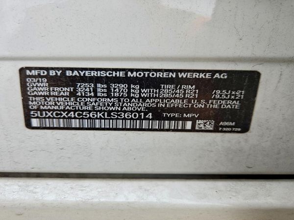 2019 BMW X7 xDrive50i
