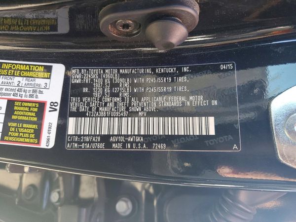 2015 TOYOTA VENZA XLE