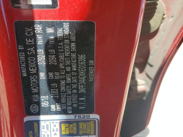 2019 KIA FORTE S/GT Line