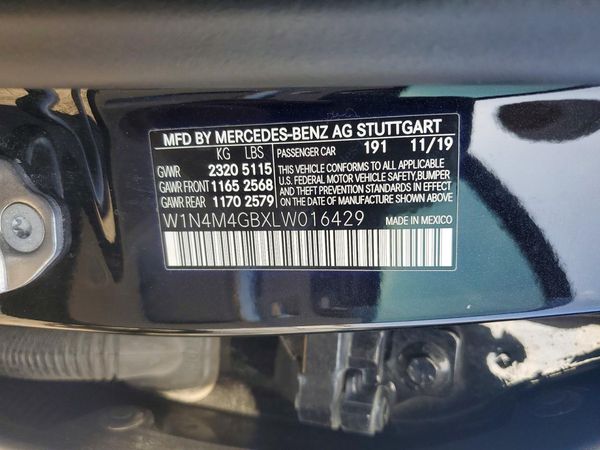 2020 MERCEDES-BENZ GLB GLB250