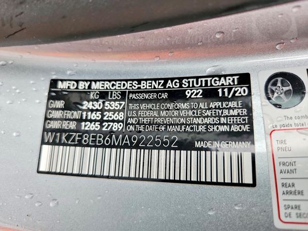 2021 MERCEDES-BENZ E