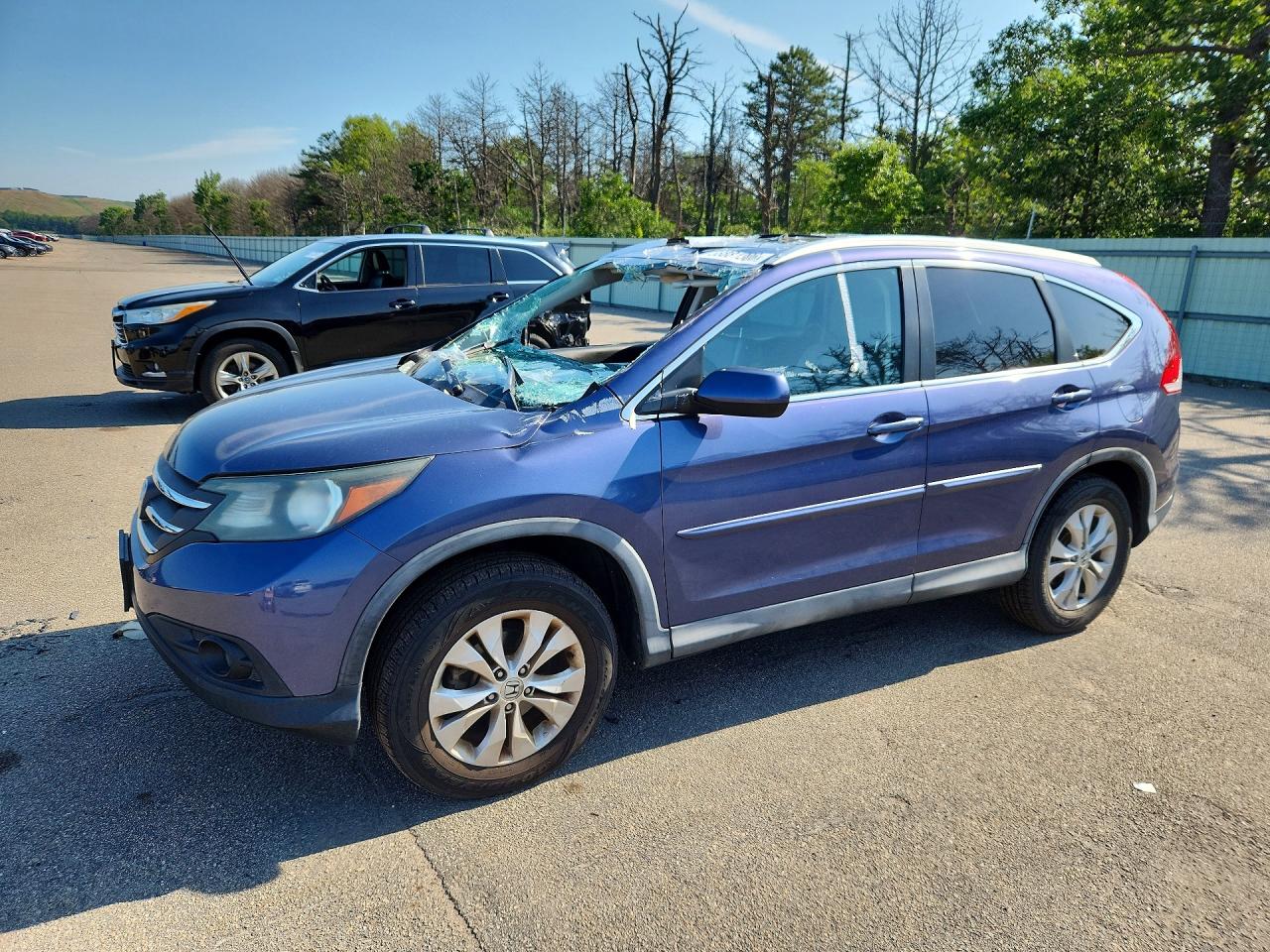2014 HONDA CRV EX-L — Front 3/4