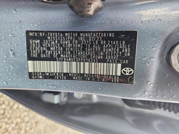 2023 TOYOTA COROLLA