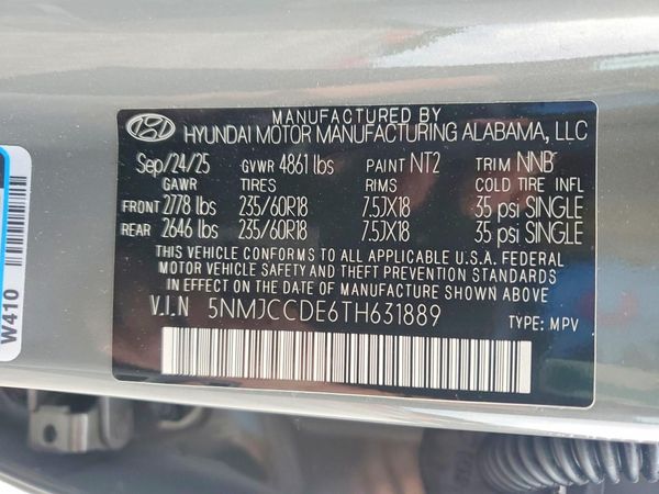 2026 HYUNDAI TUCSON SEL Convenience