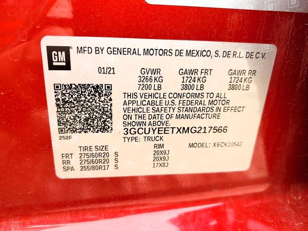 2021 CHEVROLET SILVERADO RST