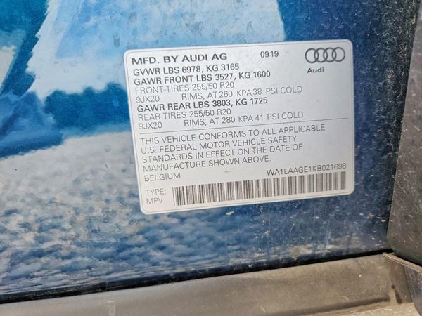 2019 AUDI E-TRON