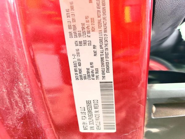 2021 RAM PROMASTER 1500