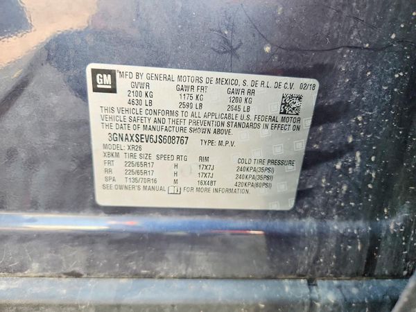 2018 CHEVROLET EQUINOX LT (1LT)