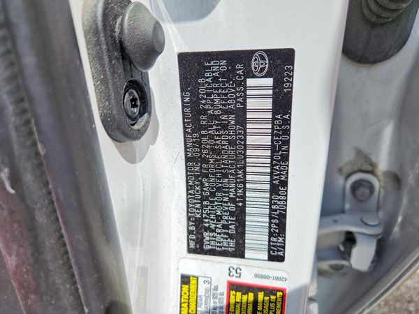 2020 TOYOTA CAMRY XSE