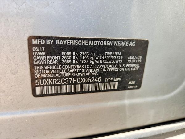 2017 BMW X5 sDrive35i