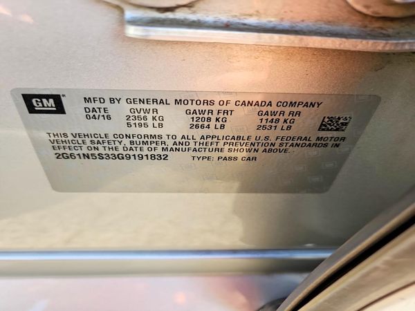 2016 CADILLAC XTS