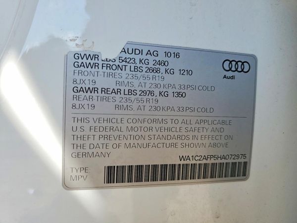 2017 AUDI Q5 quattro Premium