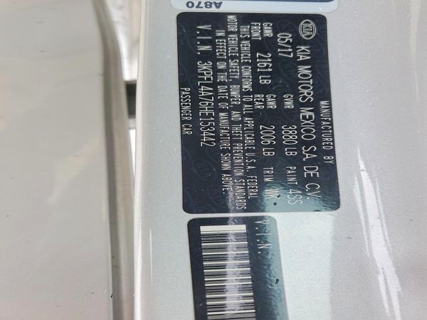 2017 KIA FORTE LX Popular, S