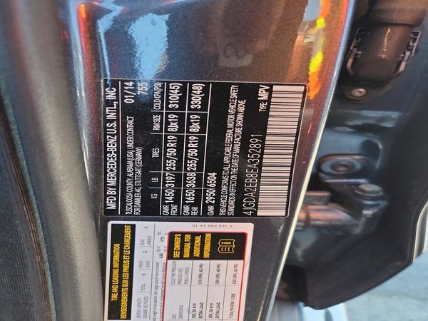 2014 MERCEDES-BENZ ML