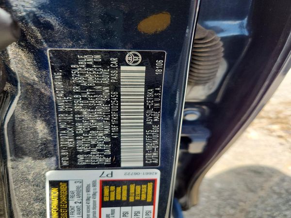 2015 TOYOTA CAMRY