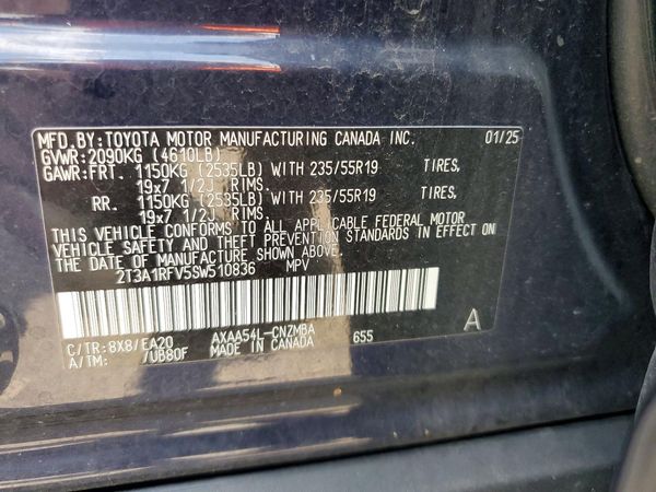 2025 TOYOTA RAV4