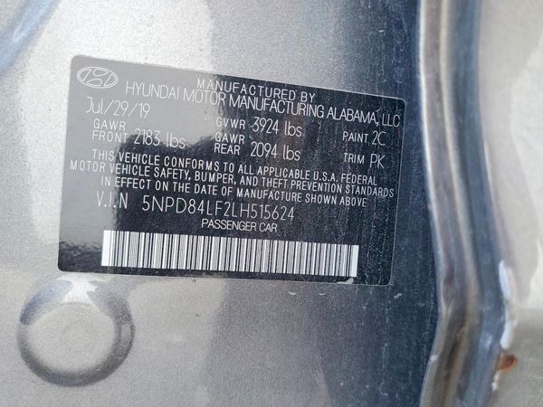 2020 HYUNDAI ELANTRA